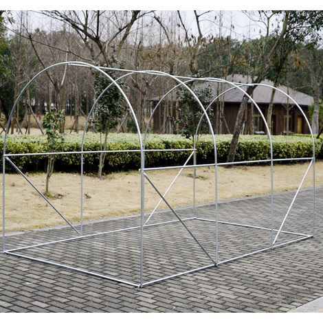 Serre de jardin tunnel zincage

