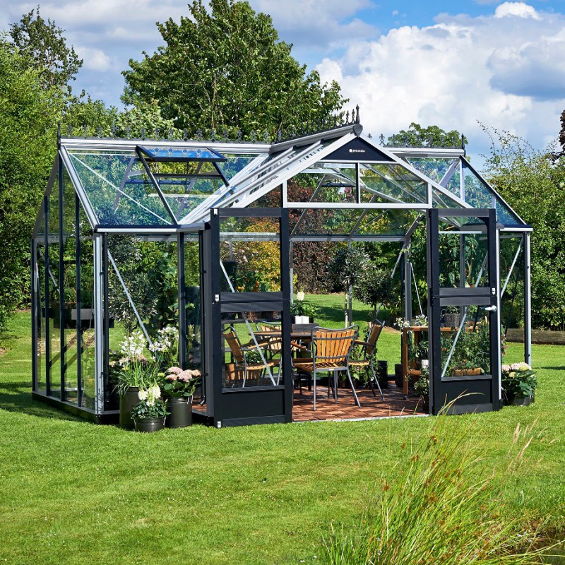 Serre aluminium verre

