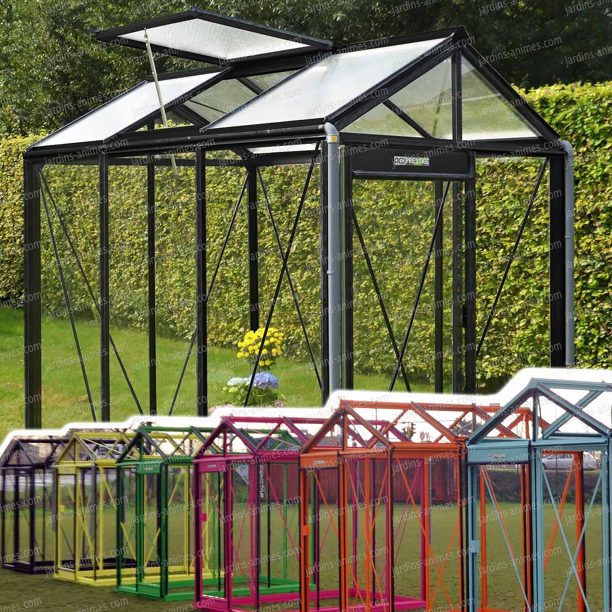 Serre verre de jardin
