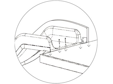 Toboggan à fixer
