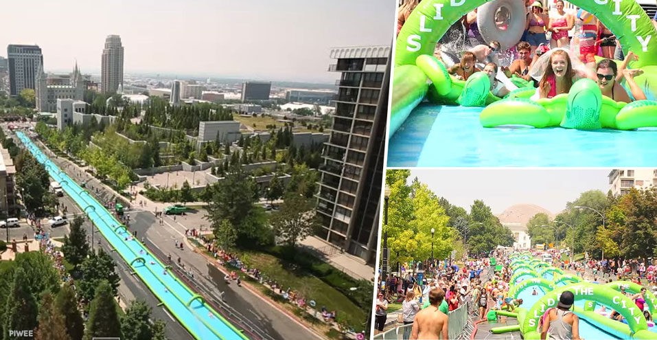 Toboggan urbain
