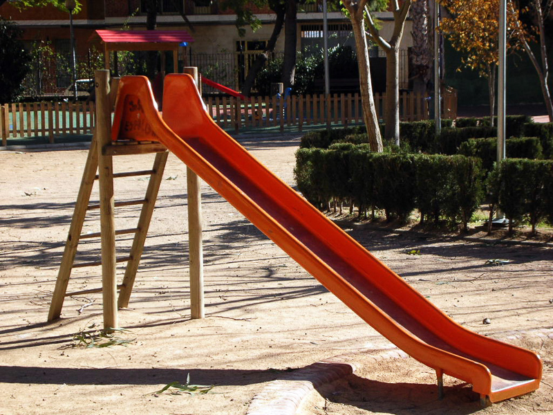 Un toboggan en espagnol
