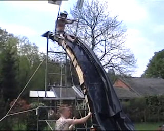 Toboggan fait maison
