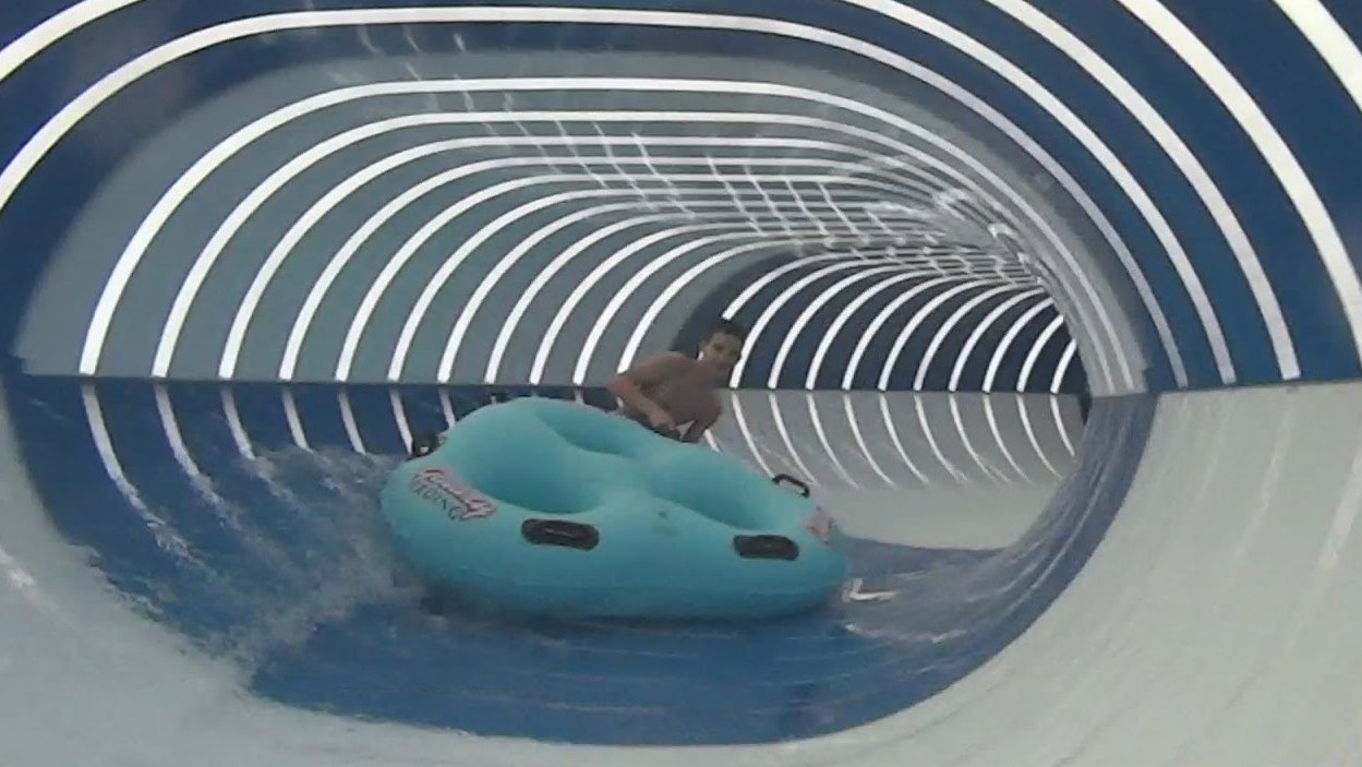 Un toboggan secret
