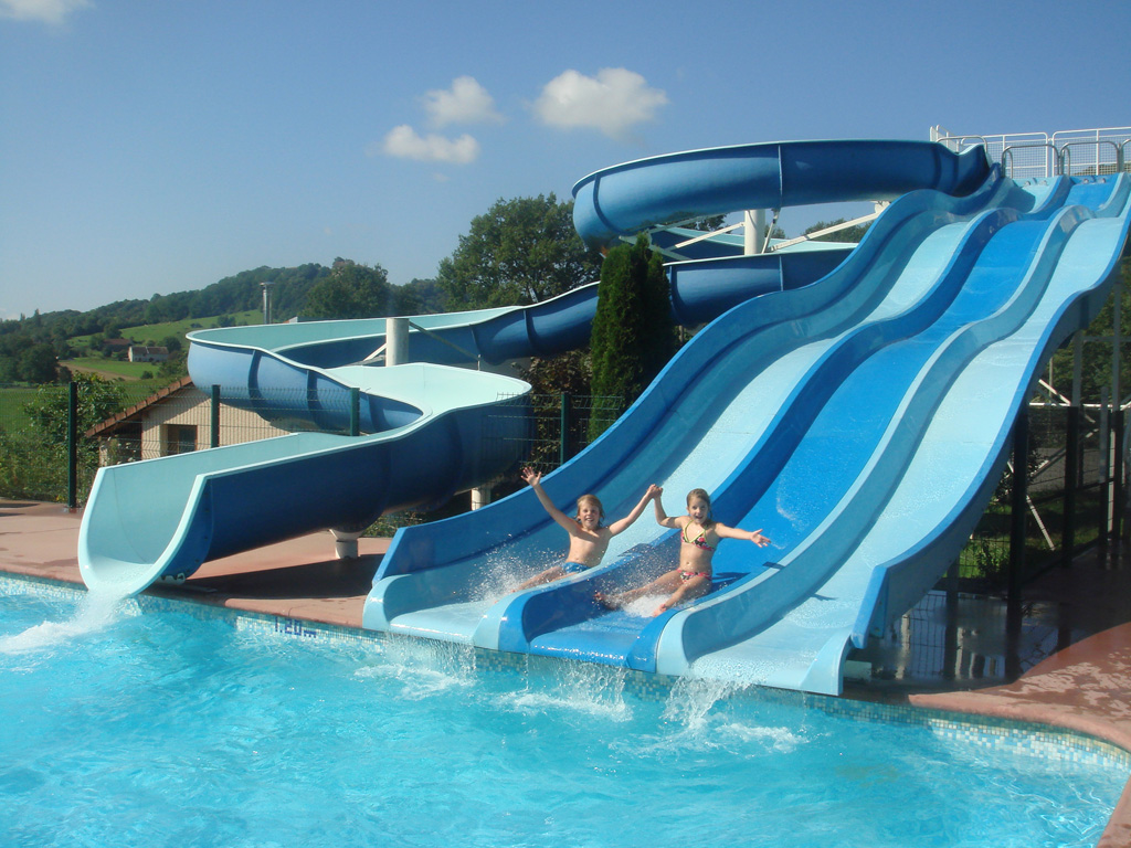 Toboggan de piscine
