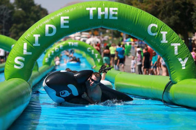 Toboggan 200m geneve
