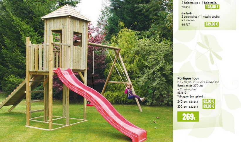 Toboggan mr bricolage

