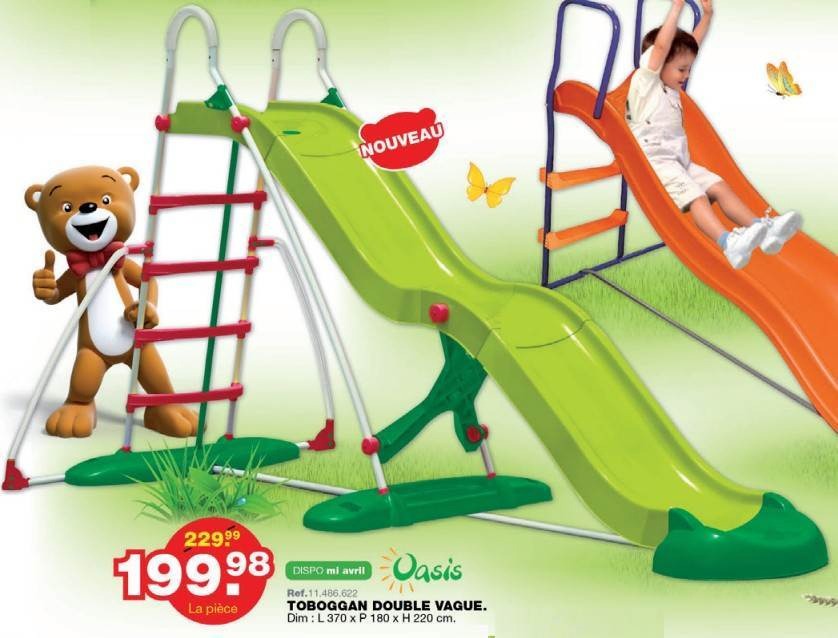 Toboggan vague
