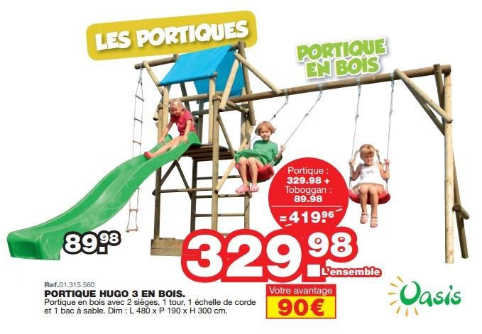 Balancoire bois maxi toys
