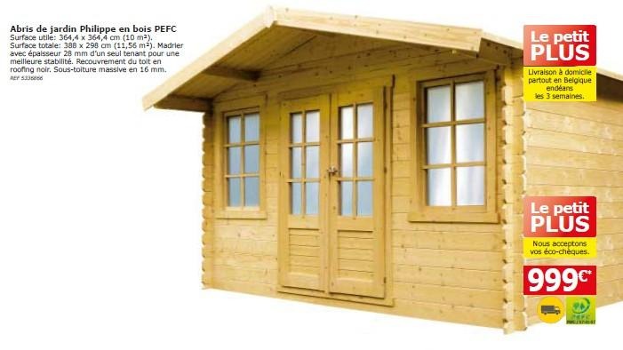 Chalet de jardin brico
