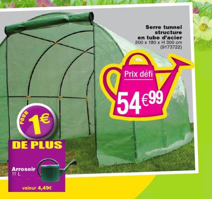 Serre de jardin cora
