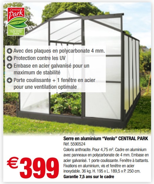 Serre promotion
