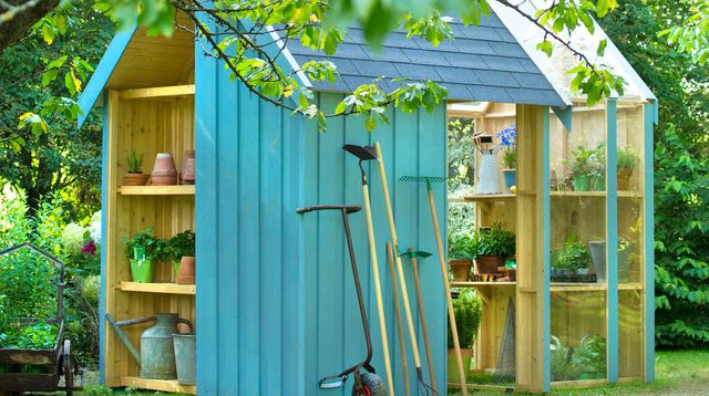 Cabane de jardin bord de mer
