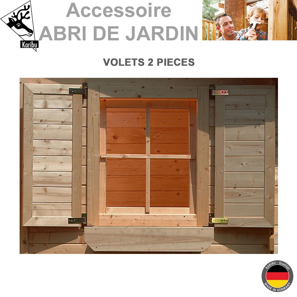 Cabane de jardin fenetre
