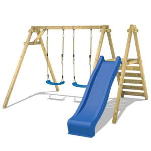 Balancoire avec toboggan comparatif
