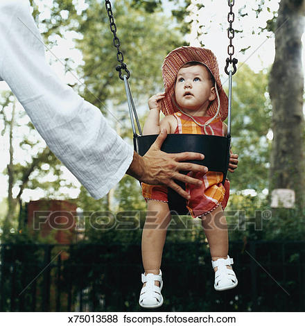 Balancoire bebe parent
