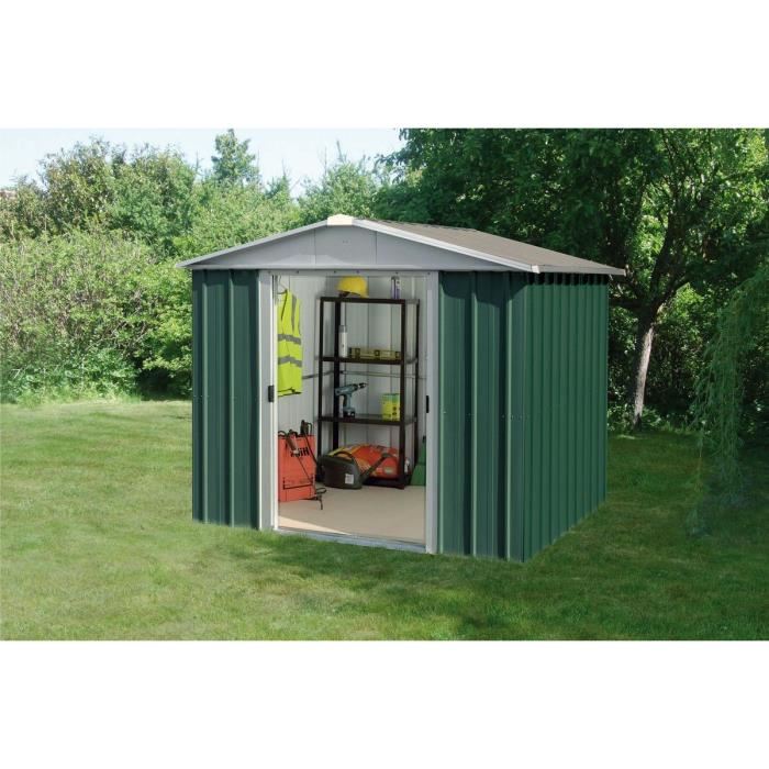 Abri de jardin yardmaster en métal galvanisé
