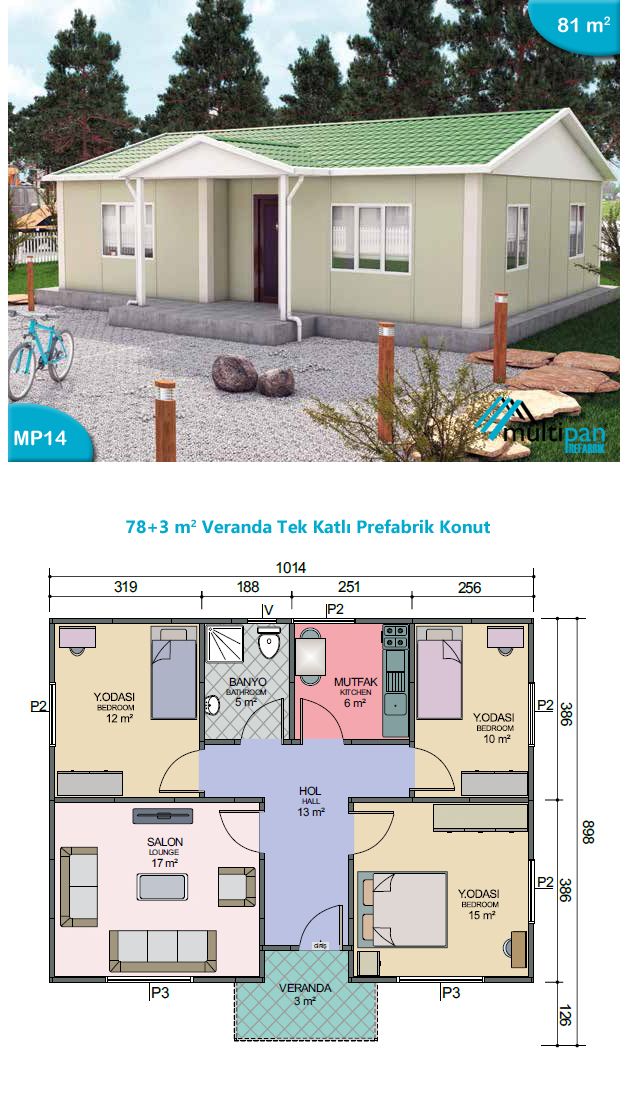 veranda 13 m2