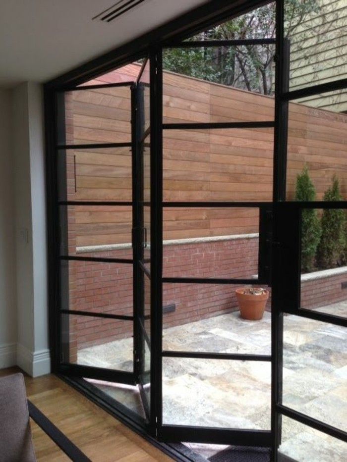 porte coulissante en verre pour veranda