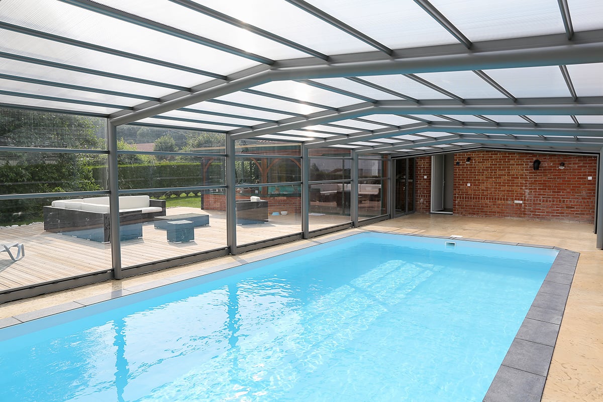 veranda en kit pour piscine