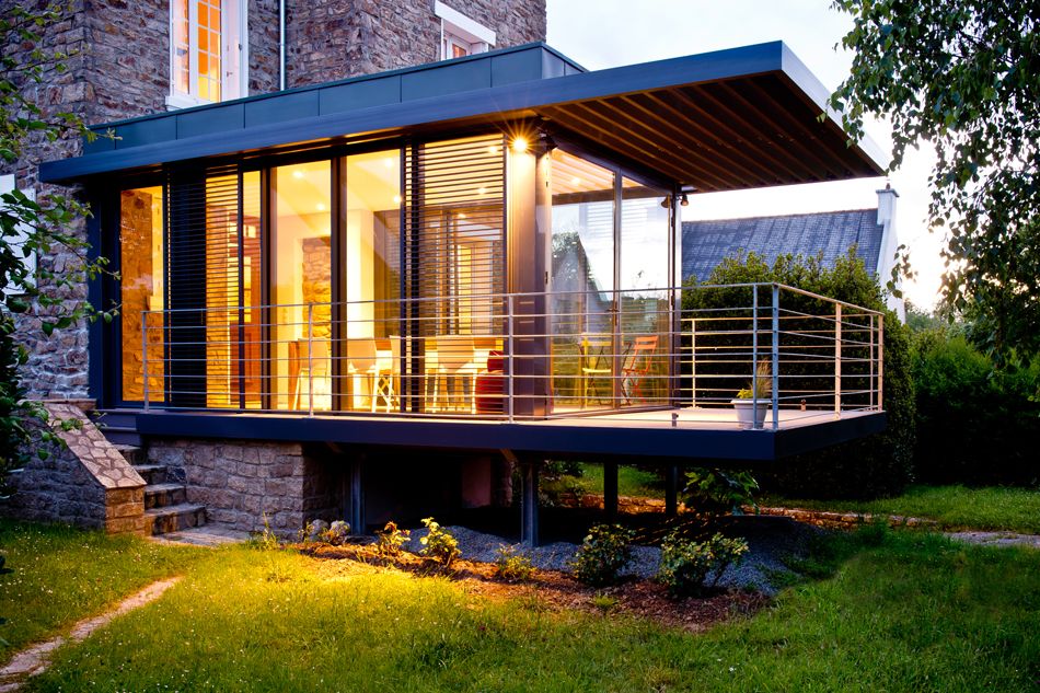 extension veranda sur pilotis
