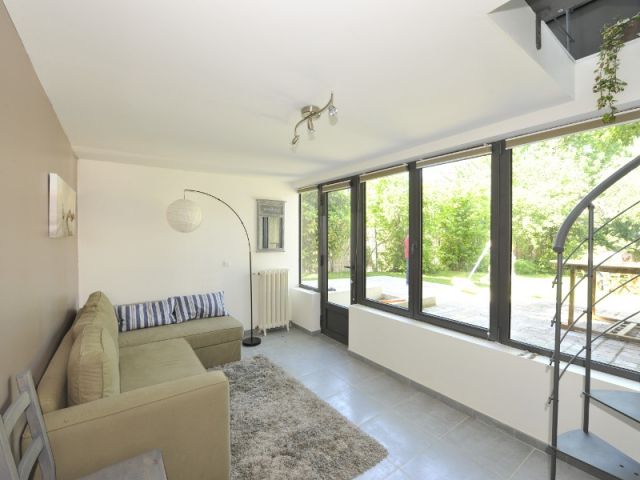 veranda en rez de jardin