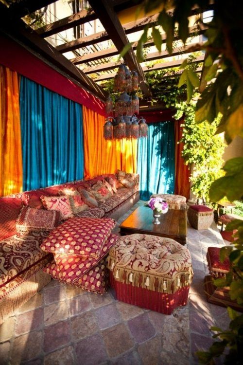 veranda deco orientale
