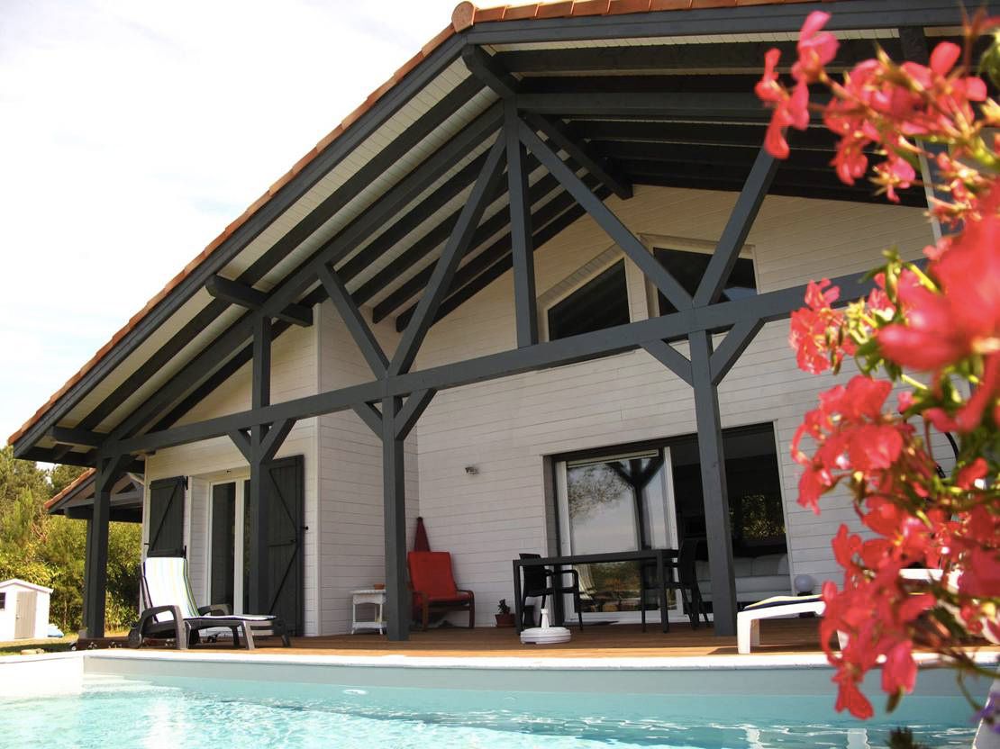 veranda maison landaise