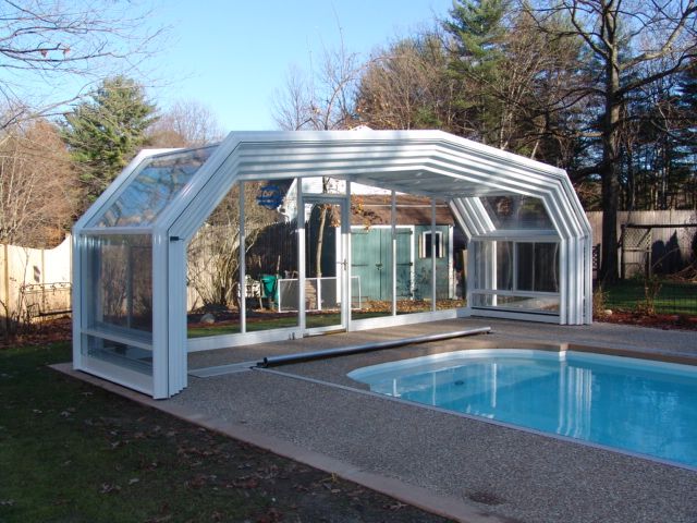veranda retractable pool cover