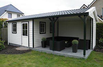 tuinhuis veranda garage