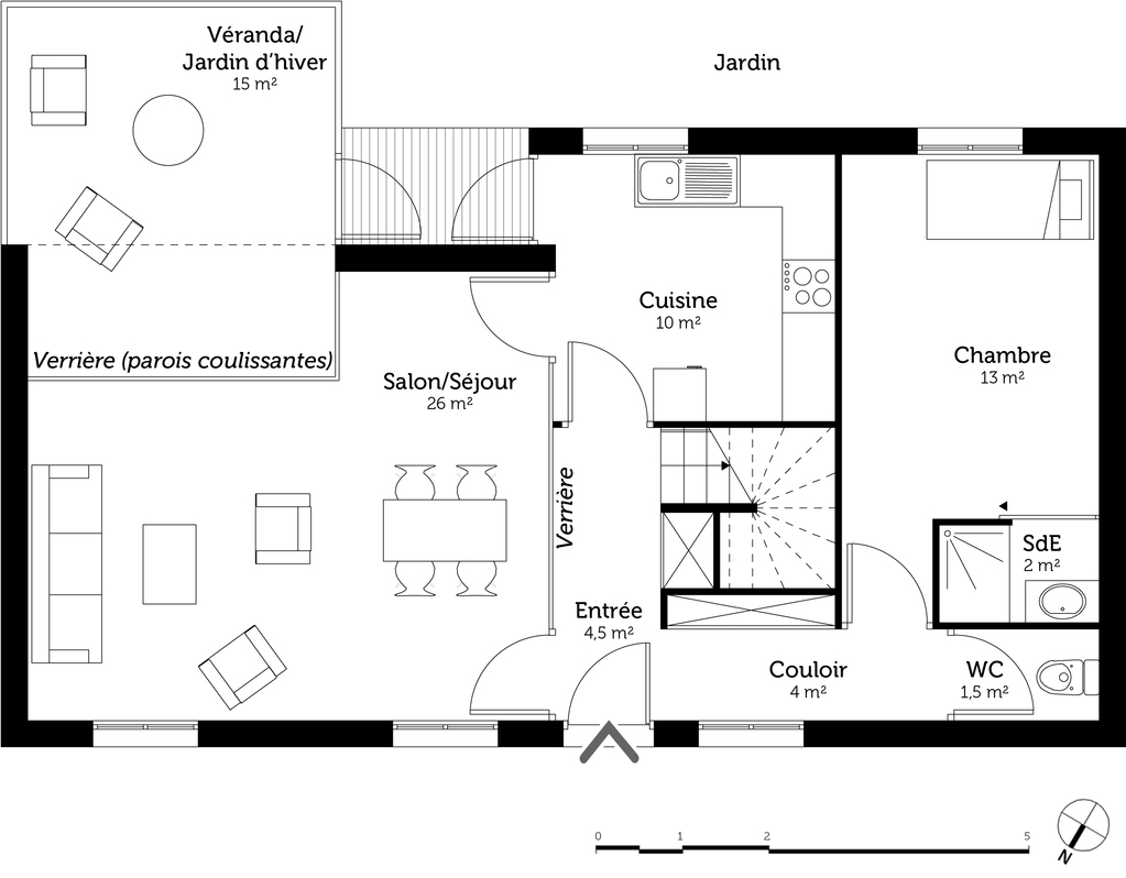 plan veranda cuisine