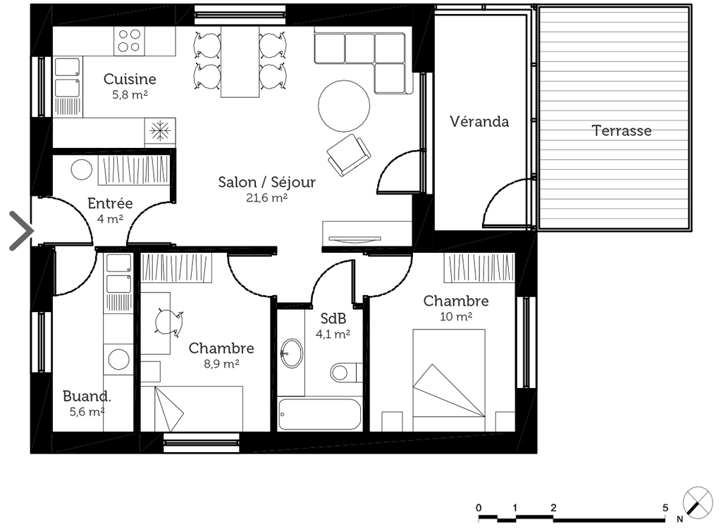 plan veranda cuisine
