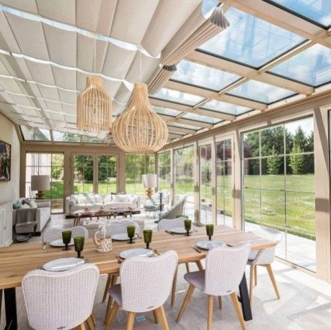 veranda verre anti-solaire