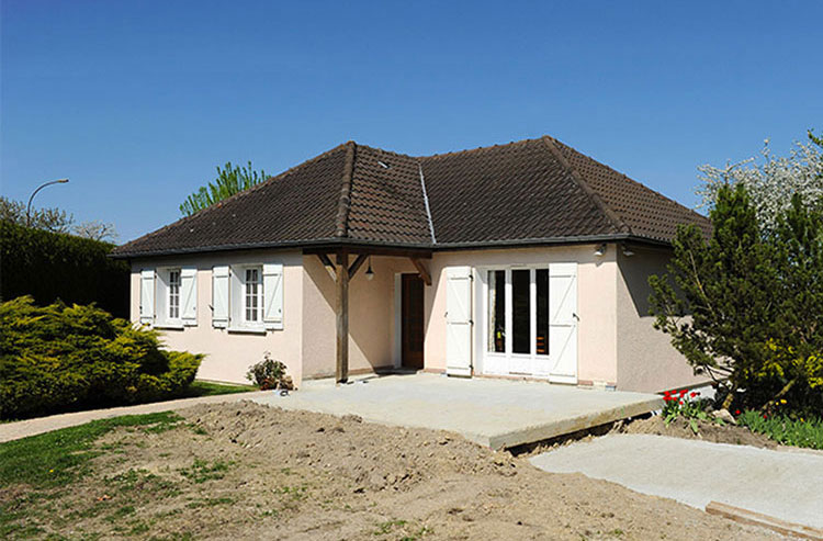veranda sur maison plain pied