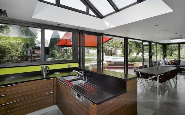 moderne open veranda