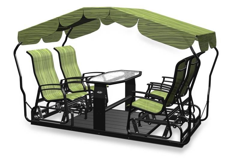 veranda jardin glider