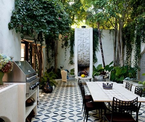 veranda deco orientale