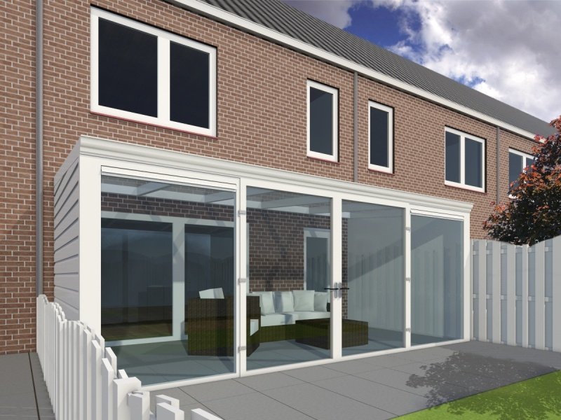 veranda aluminium zelfbouw