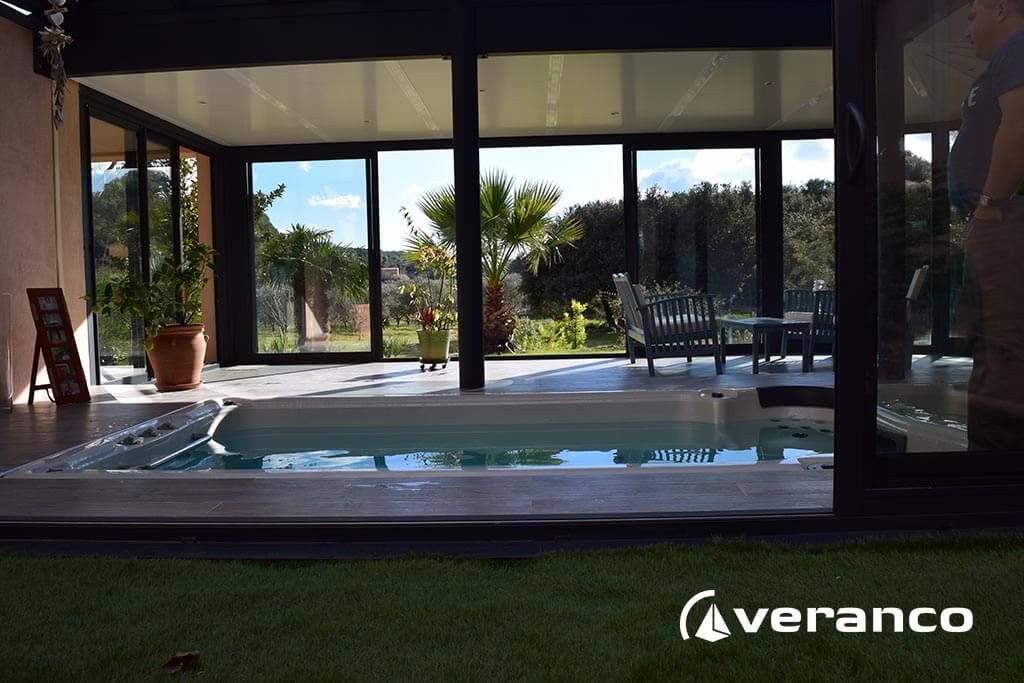 jacuzzi dans veranda