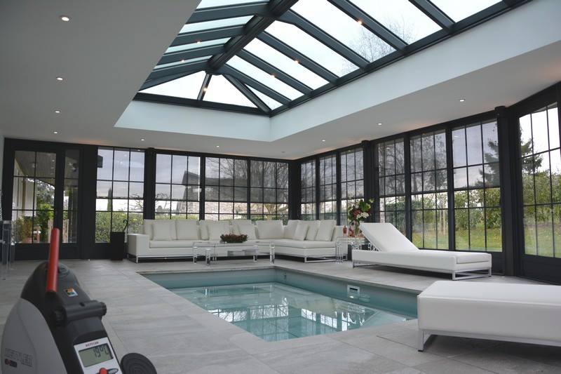veranda alu piscine