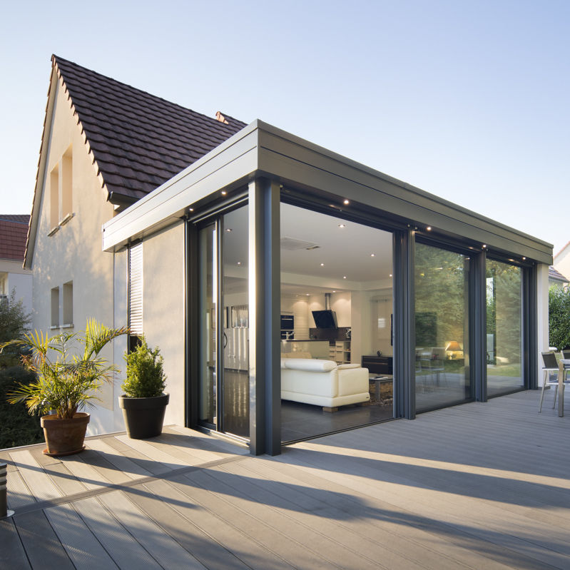 veranda aluminium piscine