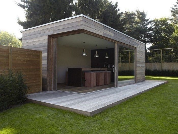 moderne veranda's hout
