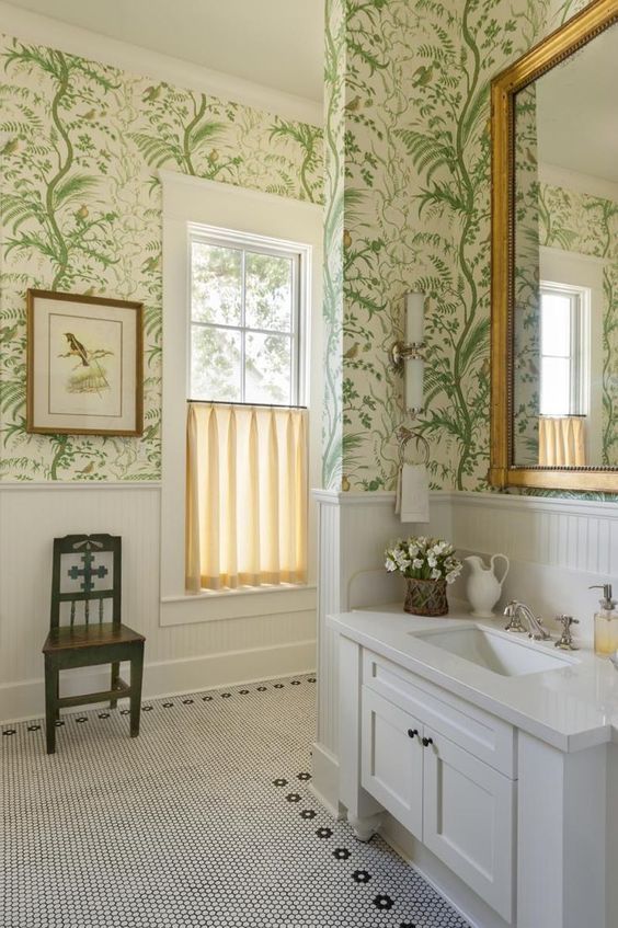 veranda magazine powder rooms