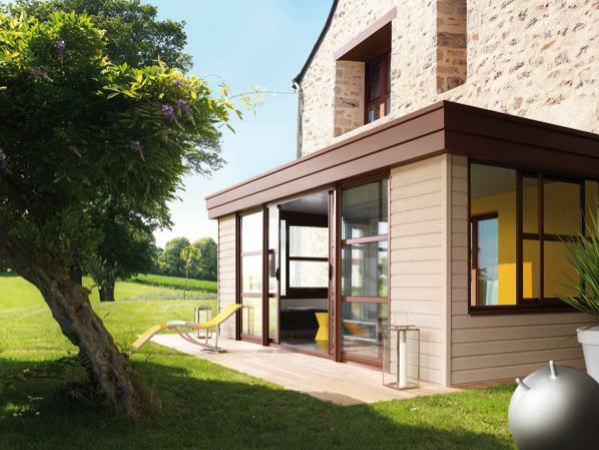 veranda en dur maison