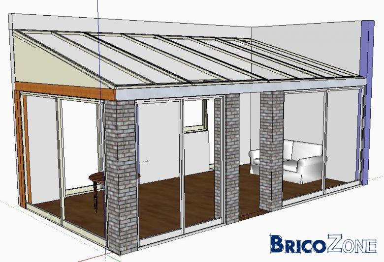 fermer une veranda en bois