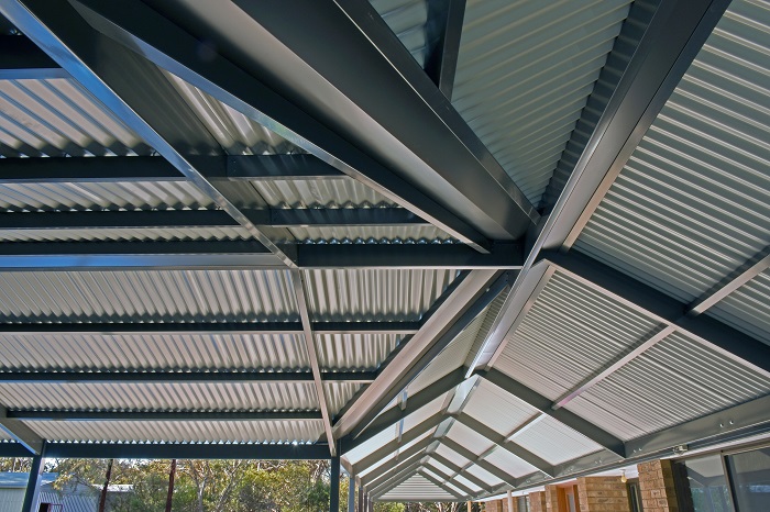metal roof verandah