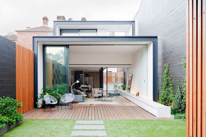 moderne veranda aanbouw