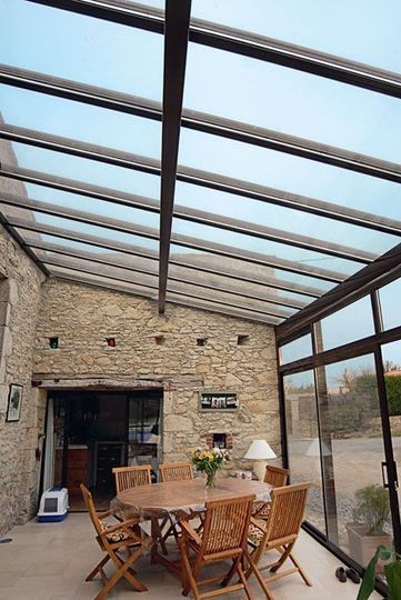maison veranda jardin