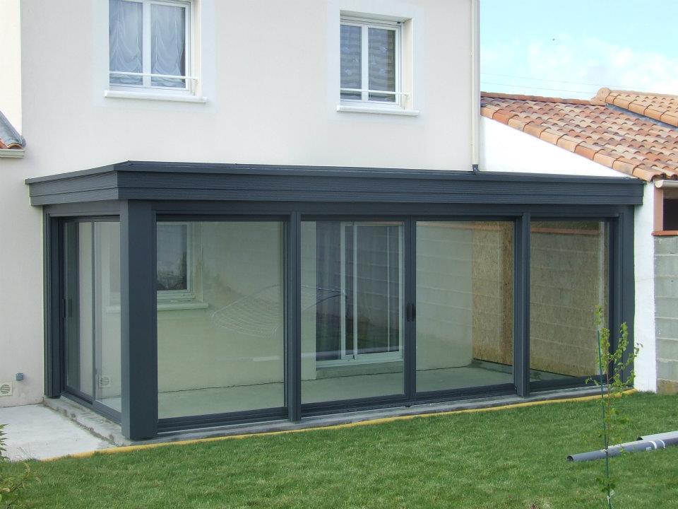 veranda verre clair