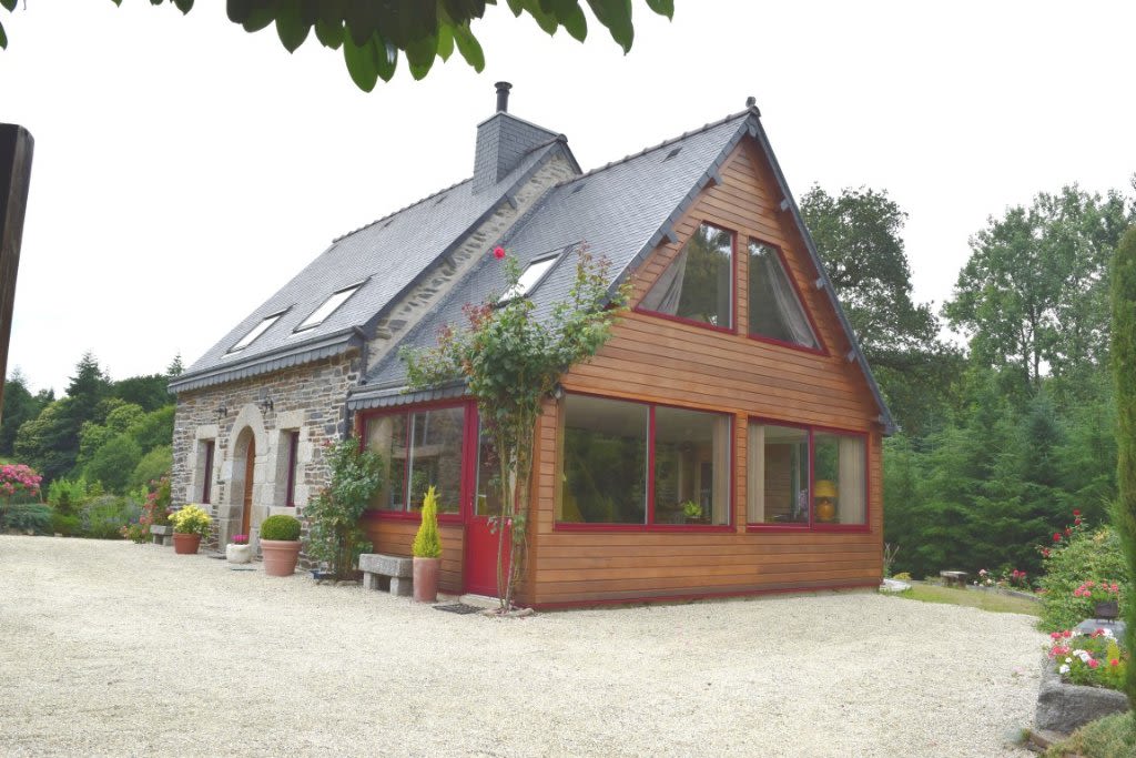 veranda bois cotes d'armor